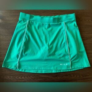 NEVER WORN Wilo The Label Emerald Green Skort